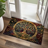 cheap Doormats-Vintage Tree of Life Doormat Floor Mats Washable Rugs Kitchen Mat Non-Slip Oil Proof Rug Indoor Outdoor Mat Bedroom Decor Bathroom Mat Entrance Rug