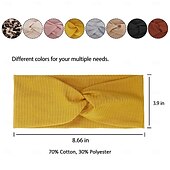 billiga Hårstylingstillbehör-pannband för kvinnor halkfria för kort hår. yoga träning löpning sport elastiska hårband för kvinnors hår twist turban hårinpackning för tjejer