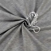 cheap Skull &amp; Bone-Men&#039;s Graphic Dragon T shirt Tee Top Short Sleeve T shirt 3D Print Crew Neck Shirt Daily Designer Casual Sports Outdoor Holiday Going out Black Burgundy Gray Spring &amp; Summer Clothing Apparel S M L XL
