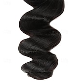 economico 3 ciocche di capelli veri tessitura-fasci di onde sciolte brasiliane intrecciate di capelli umani 3 fasci di estensioni di capelli umani
