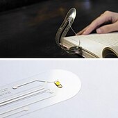 economico Forniture per feste-segnalibro a led luce nera tecnologia creativa portatile piccola luce notturna studente semplice luce notturna lettura segnalibro luce