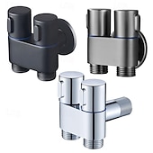 economico Gadget bagno-mini doccia a doppio comando, spruzzatore per bidet per WC portatile, kit spruzzatore per bidet per WC da bagno