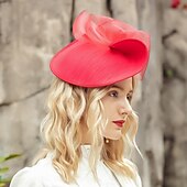 billige Partyhatter-pannebånd hatter hodeplagg fiber solhatt tallerkenhatt topp hatt bryllup teselskap elegant bryllup med blonder side tyll hodeplagg hodeplagg