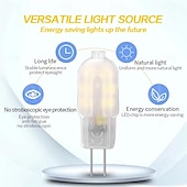baratos Luzes LED de Dois Pinos-10/20 pçs mini g4 lâmpada led ac dc12v ac 220v 2w ampola lâmpada led luzes de milho substituir halogênio holofote lustre lâmpada halógena
