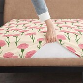 baratos Lençóis e fronhas-feliz dia das mães 100% algodão rosa primavera padrão conjunto de lençóis ultra macios e respiráveis lençóis de seda lençóis de cama com bolso profundo 3 peças queen king size