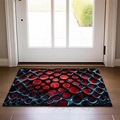 cheap Doormats-Honeycomb Vortex Doormat Floor Mats Washable Rugs Kitchen Mat Non-Slip Oil Proof Rug Indoor Outdoor Mat Bedroom Decor Bathroom Mat Entrance Rug