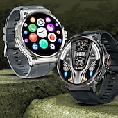 levne Chytré hodinky-Chytré hodinky 1,85 palce HD obrazovka chytré hodinky pro muže 710mAh baterie dlouhá výdrž Bluetooth volání fitness hodinky chytré hodinky