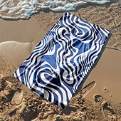 זול סטים של מגבות חוף-סדרת מגבות חוף אוקיינוס 100% מיקרו סיבי שמיכות נוחות גדולות 80 ס&quot;מ x 160 ס&quot;מ הדפסת 3 ממדית מגבת מגבת רחצה בדוגמת ים שמיכת סדין חוף