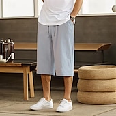economico Casa-Per uomo Pantaloncini Estivi Tasca Tinta unita All&#039;aperto Sportivo Corto Vacanza Casuale Casual Verde militare Nero Vita Bassa Micro-elastico