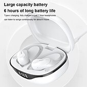 olcso TWS – Valódi vezeték nélküli fejhallgató-Lenovo LP75 Vezeték nélküli fülhallgató TWS fejhallgató 耳夹 Bluetooth 5.2 IPX5 Mély basszus Hosszú akkumulátor-élettartam mert Apple Samsung Huawei Xiaomi MI Fitnesz Futás Mindennapokra Mobiltelefon