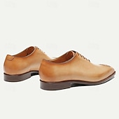 baratos Sapatos Sociais Clássicos-sapatos oxford masculinos premium de couro de vaca - sapatos sociais vintage brogue com cadarço e detalhes gravados intrincados para ocasiões formais