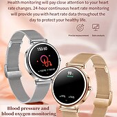 お買い得  スマートウォッチ-696 I109 スマートウォッチ 1.27 インチ スマート·ウォッチ ブルートゥース ECG + PPG 歩数計 着信通知 と互換性があります Android iOS 女性 男性 ハンドフリーコール メッセージ受信通知 IP 67 41mmの時計ケース