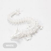 voordelige Beelden-3D-geprinte kristallen draak edelsteen draak 3D gelede draak speelgoed draaibaar en draak Chinees flexibel realistisch ornament