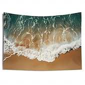 Недорогие Тапестри́ на океа́нском пляже-Пляжный остров, подвесной гобелен, настенное искусство, большой гобелен, фреска, декор, фотография, фон, одеяло, занавеска, украшение для дома, спальни, гостиной