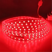 economico strisce luminose impermeabili-warterproof ha condotto la luce di striscia plug-in piscina all&#039;aperto luce di striscia impermeabile ip67 ha condotto la striscia di luce diodo nastro vacanza luce decorativa stringa di led con spina ue