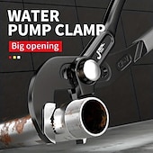 cheap Home Improvement-Water Pump Pliers Quick-Release Plumbing Pliers Pipe Wrench Adjustable Water Pipe Clamp Pliers Household Hand Tools Multi-functional Kitchen Sink Spanner Wrench That Defend Bath