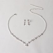 levne Náhrdelníky a přívěsky-Dámské Sady šperků Elegantní ulice Květinový Náhrdelníky