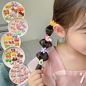 ieftine Elastice de Păr-Copii Unisex Accesorii de Păr Floral 9#Flori set 10 piese 3# Set de flori violete
