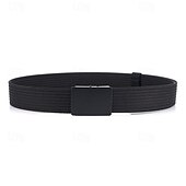 cheap Men&#039;s Belt-Men&#039;s Nylon Belt Waist Belt Black 1# Black Nylon Alloy Durable Adjustable Plain Outdoor Daily