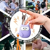economico Sistemi antieffrazione-1pc allarme di sicurezza personale per le donne 130db portachiavi di autodifesa con luce stroboscopica a led dispositivi di sicurezza di sicurezza di emergenza personale allarmi portachiavi per