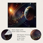 olcso Bolygó Szőttes-világegyetem galaxis függő kárpit fal művészet nagy kárpit falfestmény dekoráció fénykép háttér takaró függöny otthon hálószoba nappali dekoráció