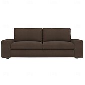 baratos Cobertura de Sofa-Capa de Sofá de Veludo de 3 Lugares Colcha de Veludo em Cor Sólida