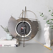 お買い得  アクセントウォール-壁時計 モダンな大型壁時計 家の装飾用 サイレント非カチカチ大きな振り子壁時計 リビングルーム用 電池式 ゴールド装飾壁時計 寝室用 オフィス キッチン 壁装飾 44 * 64