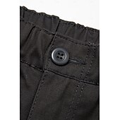 baratos Calças Cargo-Homens Calças Cargo Calça cargo Calças Calças de trabalho Cintura elástica Bolso multi Tecido Conforto Respirável Casual Diário Streetwear Esportes Moda Cinzento Verde ダークカーキ Micro-Elástica