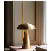 baratos Candeeiros de mesa-Luminária de Mesa Sem Fios Simples / Contemporâneo Moderno Carregamento USB Para Sala de Estar / Quarto Metal Bronze / Preto / Dourado