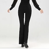 economico Pantaloni-Balli latino-americani Balli da sala Pantaloni Colore Puro A fantasia Per donna Prestazioni Addestramento Alto Capitale