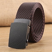 cheap Men&#039;s Belt-Men&#039;s Belt Nylon Belt Waist Belt Yellow Blue Alloy Durable Adjustable Plain Outdoor Daily