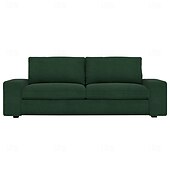 baratos Cobertura de Sofa-Capa de Sofá de Veludo de 3 Lugares Colcha de Veludo em Cor Sólida