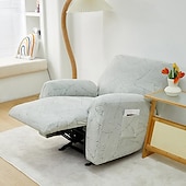 billiga Vilstol och länstol-jacquard fåtölj överdrag överdrag lazyboy överdrag soffstolsöverdrag 4-delade set, halkfri vilstol med förvaringsfickor möbelskydd för vardagsrum