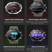 halpa Arvovalinnat-600 mAh suuri akku kello Miehille Älykello IP68 Vesitiivis älykello AMOLED HD-näyttö Bluetooth Puhelusporttirannekoru Valentine's Day -lahja