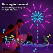 economico Controllo WiFi e musica-fuochi d&#039;artificio starburst luci di striscia a led sincronizzazione musicale sogno cambia colore 5050 smd app controllo intelligente festa di natale decorazione di festa