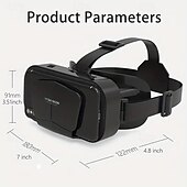 economico Elettronica per il benessere personale-Cuffie 3D VR Occhiali per realtà virtuale intelligenti Casco VR per iPhone/Smartphone Android Lenti del telefono con controller Binocolo