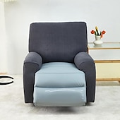billiga Vilstol och länstol-jacquard fåtölj överdrag överdrag lazyboy överdrag soffstolsöverdrag 4-delade set, halkfri vilstol med förvaringsfickor möbelskydd för vardagsrum