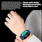 tanie Smartwatche-696 TK63 Inteligentny zegarek 1.91 in Inteligentny zegarek Bluetooth EKG + PPG Monitorowanie temperatury Krokomierz Kompatybilny z Android iOS Męskie Odbieranie bez użycia rąk Powiadamianie o