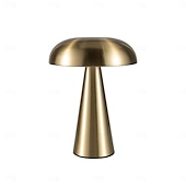 baratos Candeeiros de mesa-Luminária de Mesa Sem Fios Simples / Contemporâneo Moderno Carregamento USB Para Sala de Estar / Quarto Metal Bronze / Preto / Dourado