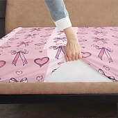 baratos Lençóis e fronhas-feliz dia das mães 100% algodão rosa primavera padrão conjunto de lençóis ultra macios e respiráveis lençóis de seda lençóis de cama com bolso profundo 3 peças queen king size