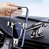 お買い得  車載ホルダー-調整可能な自動車電話ホルダー 楕円形 ABS ダッシュボード マウント クレードル ユニバーサル オート ナビゲーション 手ぶれ補正 複数のデバイスと互換性