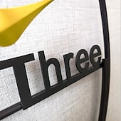 levne Nástěnné ozdoby-severské moderní lehké luxusní nástěnné hodiny módní jednoduché kovové tiché závěsné hodiny domácí obývací pokoj kreativní přívěsek hodinkový dekor 60 cm