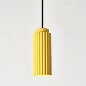 economico Design del Cilindro-lanterna a sospensione 1 luce 7 cm lampada a sospensione design metallo moderno 110-120v 220-240v