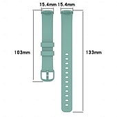Χαμηλού Κόστους Ζώνες ρολογιών Fitbit-Smart Watch Band Συμβατό με Fitbit Inspire 3 σιλικόνη Εξυπνο ρολόι Λουρί Μεταλλικό κούμπωμα Αδιάβροχη Ρυθμιζόμενο Αθλητικό Μπρασελέ Αντικατάσταση Περικάρπιο