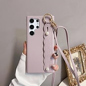 cheap Samsung Cases-Phone Case For Samsung Galaxy S24 Ultra Plus S23 Ultra Plus S22 Plus  Ultra A55 A35 A25 A15 5G A54 A34 A14 A53 A33 A23 A13 A22 S25 Ultra for Women Girl with Stand Holder Ring Holder with Lanyard Retro