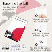 baratos tapeçarias de arte-estilo japonês tapeçaria pendurada arte da parede grande tapeçaria mural decoração fotografia pano de fundo cobertor cortina casa quarto sala de estar decoração templo mulheres sol