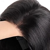 economico Parrucche lace front capelli veri-Parrucche anteriori in pizzo a onda del corpo capelli umani 6x4 parrucche anteriori in pizzo trasparenti HD parrucche di capelli umani pre pizzicate con i capelli del bambino Parrucche frontali in