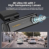 זול DVR לרכב-am100 4k dash cam adas gps cam front cam 150fov רכב dvr 24h תמיכה בחניה אחורי מצלמת פנים wifi &amp; שליטה באפליקציה