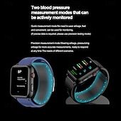 tanie Smartwatche-696 TK63 Inteligentny zegarek 1.91 in Inteligentny zegarek Bluetooth EKG + PPG Monitorowanie temperatury Krokomierz Kompatybilny z Android iOS Męskie Odbieranie bez użycia rąk Powiadamianie o