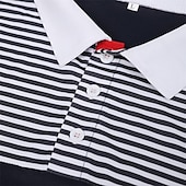 cheap Men&#039;s Classic Polo-Men&#039;s Button Up Polos Cotton Polo Shirt Casual Holiday Lapel Short Sleeve Fashion Basic Color Block Classic Summer Regular Fit White Yellow Burgundy Dark Navy Blue Button Up Polos